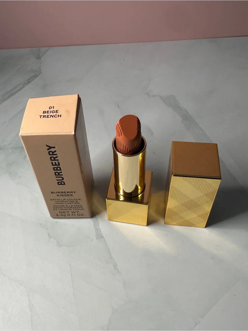 Burberry Satin Lipstick in Warm Terracotta Brown